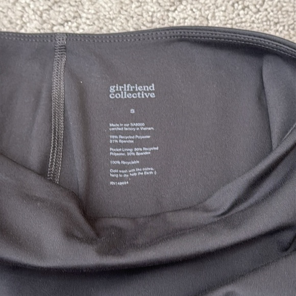 Girlfriend Collective Moon Skirt | Built-in Shorts & Pockets | Size Small | Gray - Picture 5 of 7